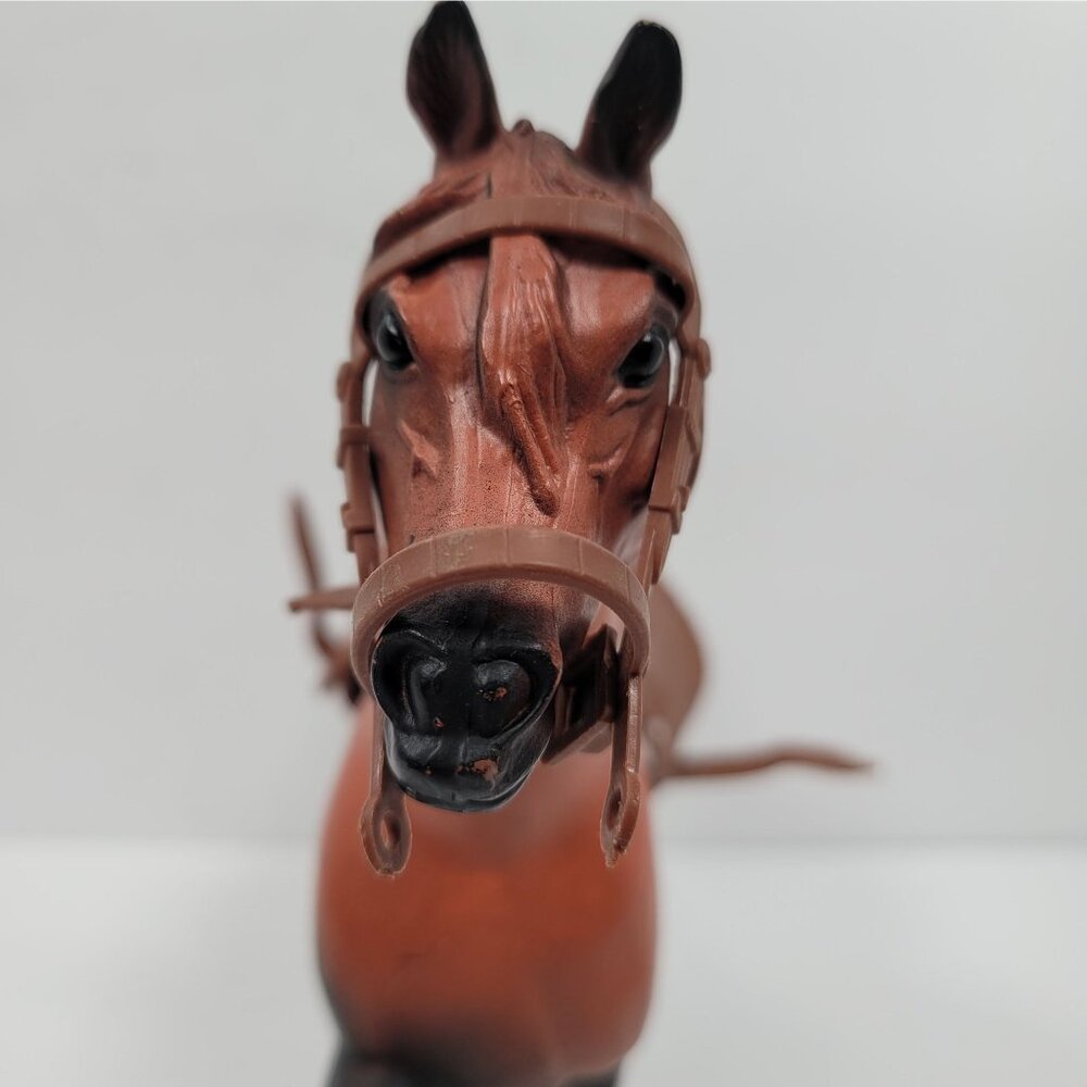 Blue Ribbon Ranch Collectible Brown Horse with Accessories - Picture 9 of 12